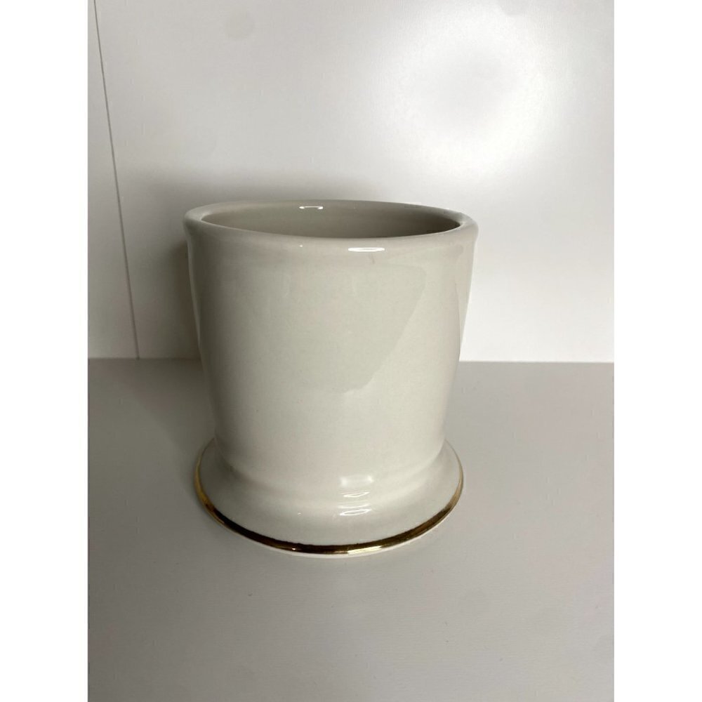 Anthropologie C Monogram Gold Coffee Cup - Picture 5 of 8